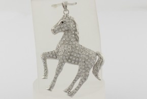 Сребърна висулка с циркони SV0040