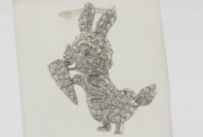 Сребърна висулка с циркони SV0044